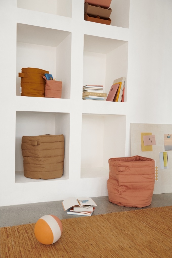 Liewood, Lia quiltad förvaringskorg, Golden caramel - Bild 3