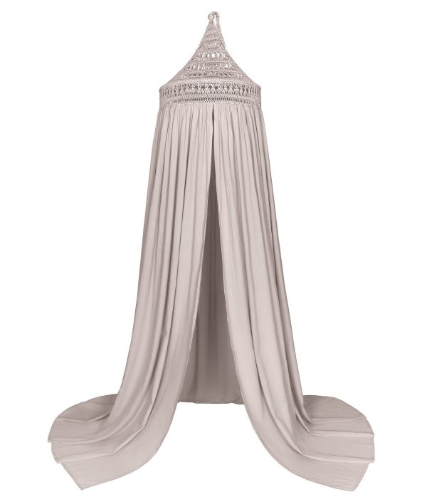 Numero 74, Tara boho sänghimmel med ljusslinga, Powder