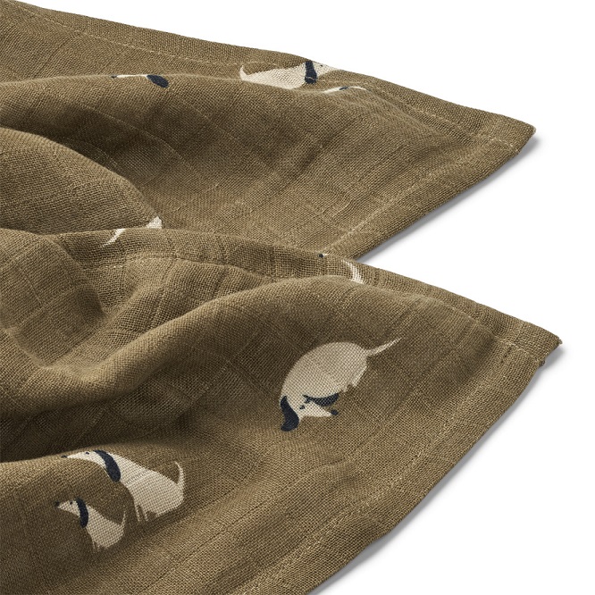 Liewood, Lewis snuttefilt 2-pack, Dog oat mix - Bild 2