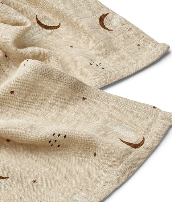 Liewood, Lewis snuttefilt 2-pack, Stargazer foggy mix