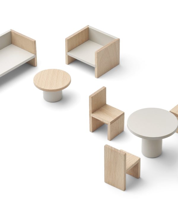 Liewood, Gillian möbler till dockhus, Sandy multi mix