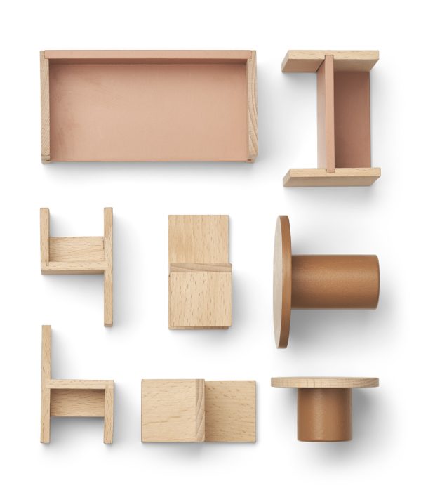 Liewood, Gillian möbler till dockhus, Rose mix