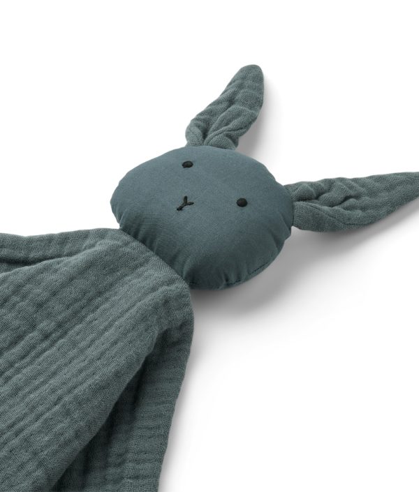 Liewood, Addison kanin snuttefilt, Whale blue