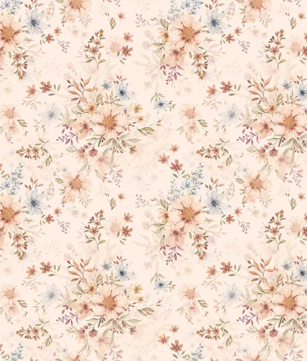 Dekornik, tapet Flowers with orange