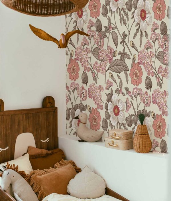 Dekornik, Tapet Retro Bouquet