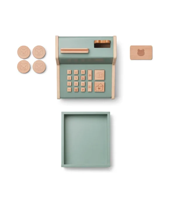 Liewood, Buck kassaapparat, Faune green golden caramel