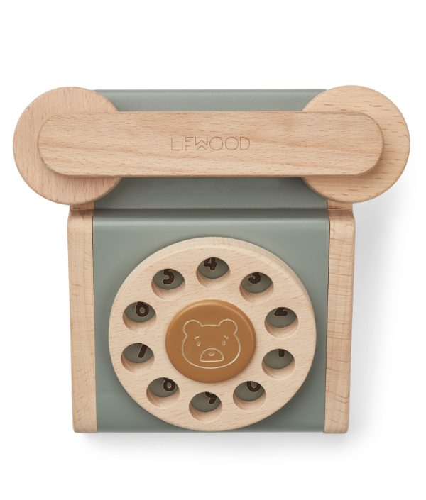 Liewood, Selma klassisk telefon, Faune green golden caramel
