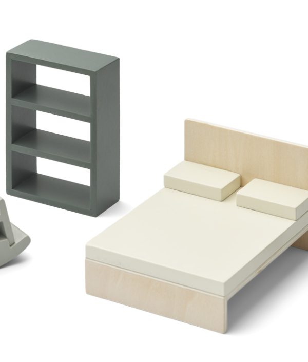 Liewood, Amanda möbler till dockhus, Hunter green mix