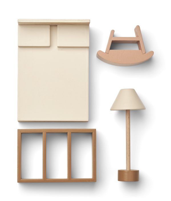 Liewood, Amanda möbler till dockhus, Rose mix