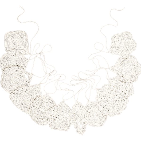 Numero 74, virkad vimpel till barnrummet, Natural