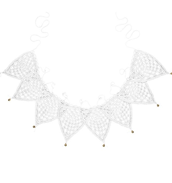 Numero 74, virkad vimpelslinga, White