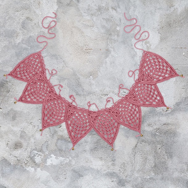 Numero 74, virkad vimpelslinga, Baobab rose - Bild 2