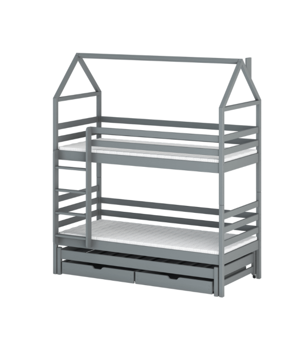 Hussäng våningssäng med tre sängar Dylan