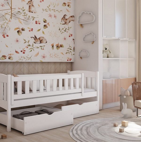 Barnsäng med stödbräda, dagbädd George