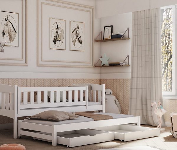 Barnsäng med extrasäng Amber