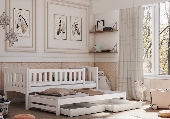 Barnsäng med extrasäng Amber