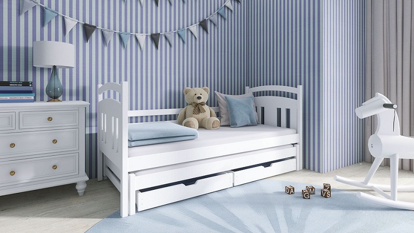 Barnsäng med extrasäng, dagbädd Folke