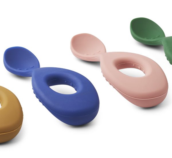 Liewood, Liva silikon sked 4-pack, Eden multi mix