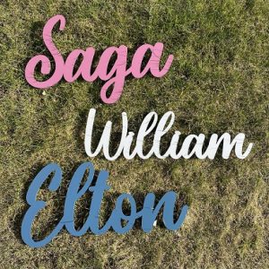 Personlig väggdekoration namn