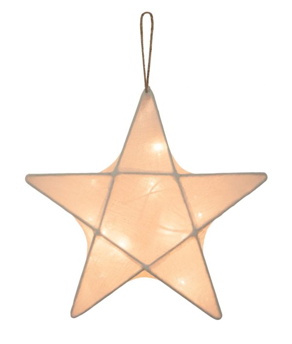 Numero 74, nattlampa stjärna med ljusslinga, Natural