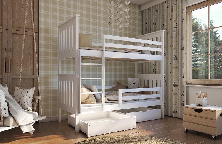 Våningssäng med stödbräda, Björn