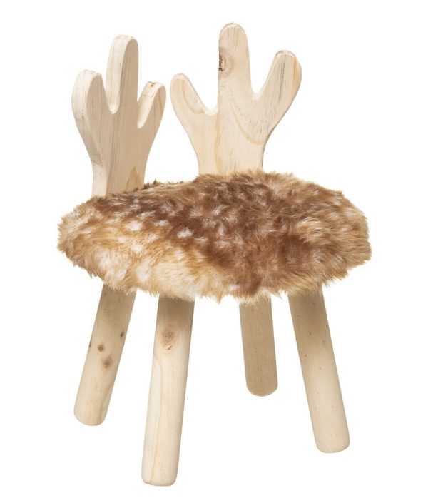 Trästol till barnrummet, älg