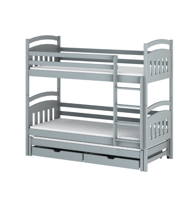 Våningssäng med tre sängar, Albert