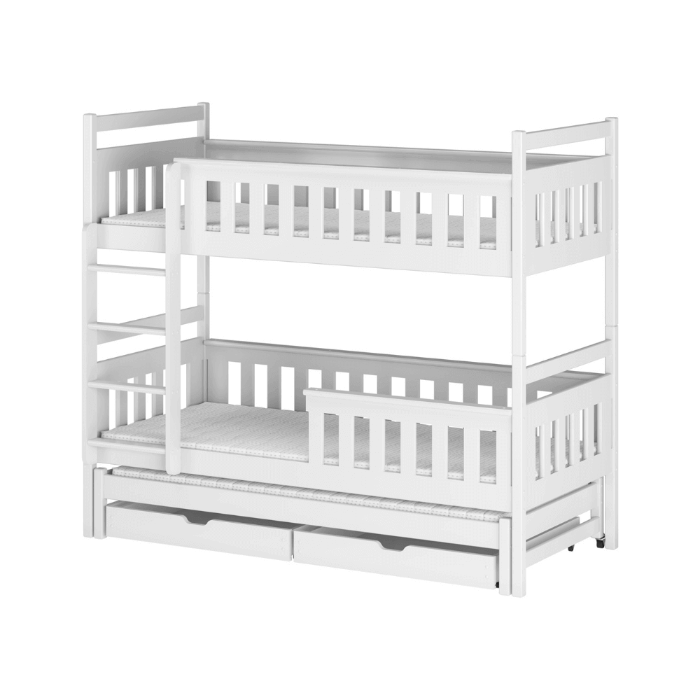 Våningssäng med stödbräda och tre sängar Kim - Bild 5