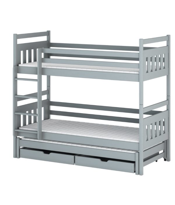 Våningssäng med tre sängar, Simon