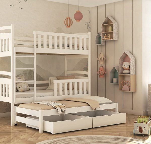 Våningssäng med tre sängar, Vendela