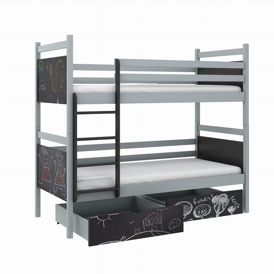 Våningssäng med griffeltavla, Fritz