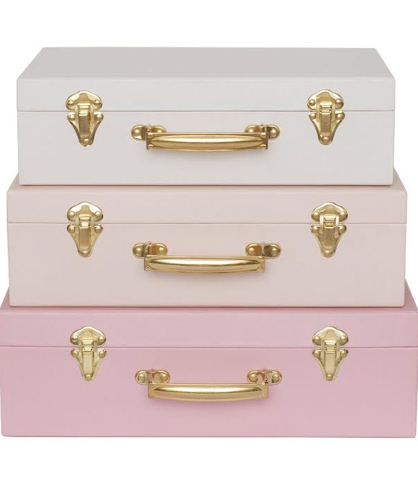 Jabadabado, Koffert rosa 3-pack