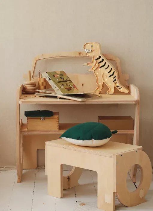 Little Lights, Nattlampa till barnrummet, Dino Rex trä