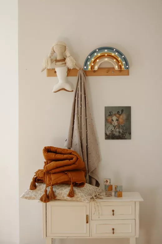 Little Lights, Nattlampa till barnrummet, Regnbåge Denim Blue - Bild 4