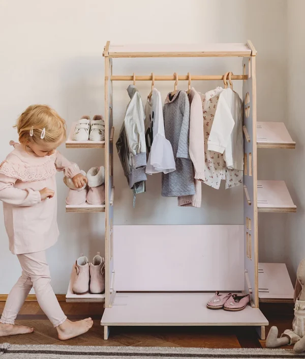 Garderob klädstång hus, The Mini Dressing Room