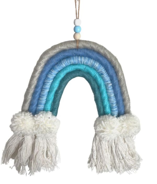 Väggdekoration regnbåge Aqua