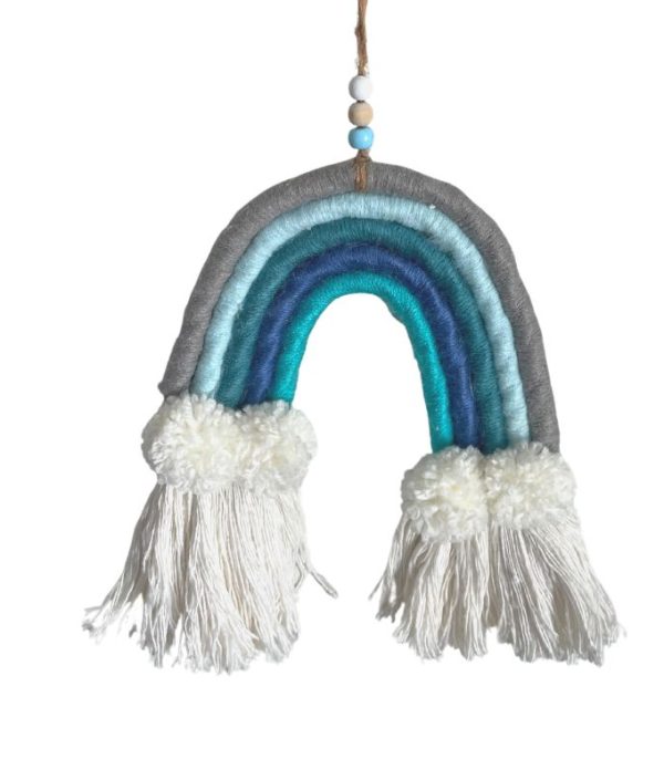 Väggdekoration regnbåge Blue Anthracite