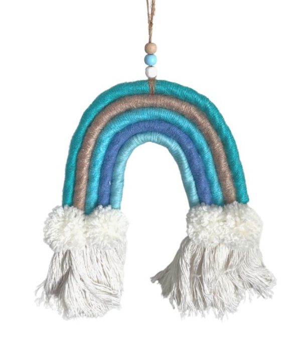 Väggdekoration regnbåge Teal Rose