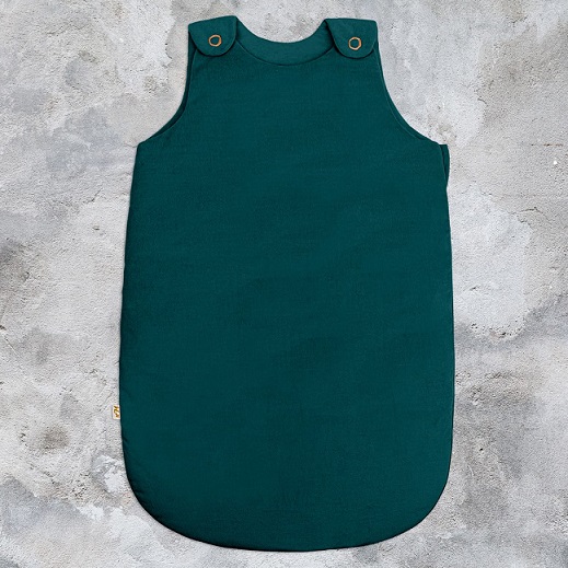 Numero 74, sovpåse sammet Cocoon Winter, Teal Blue - Bild 3