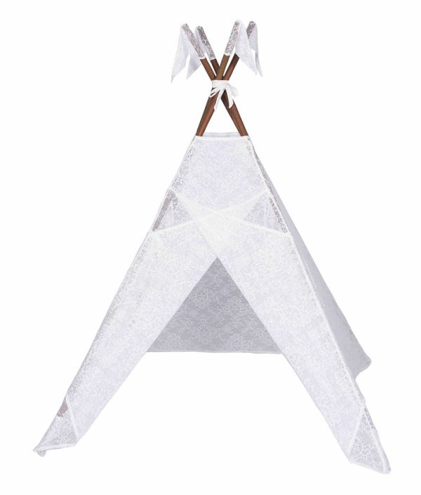 Numero 74, tipitält till barnrummet, Vit spets