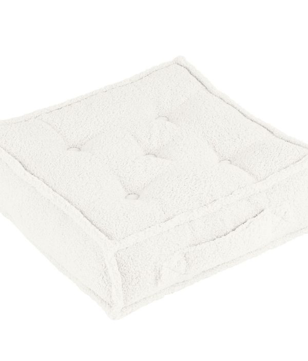 Cotton&Sweets, sittpuff boho boucle, vit