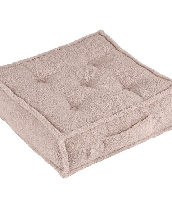 Cotton&Sweets, sittpuff boho boucle, Powder pink