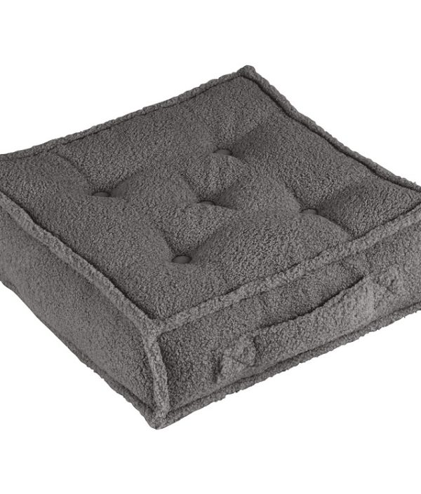 Cotton&Sweets, sittpuff boho boucle, Grå