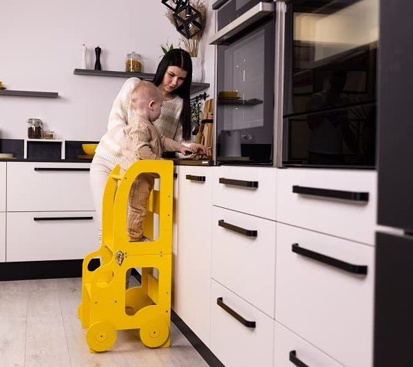 Byggbar kökspall bil, bumblebee