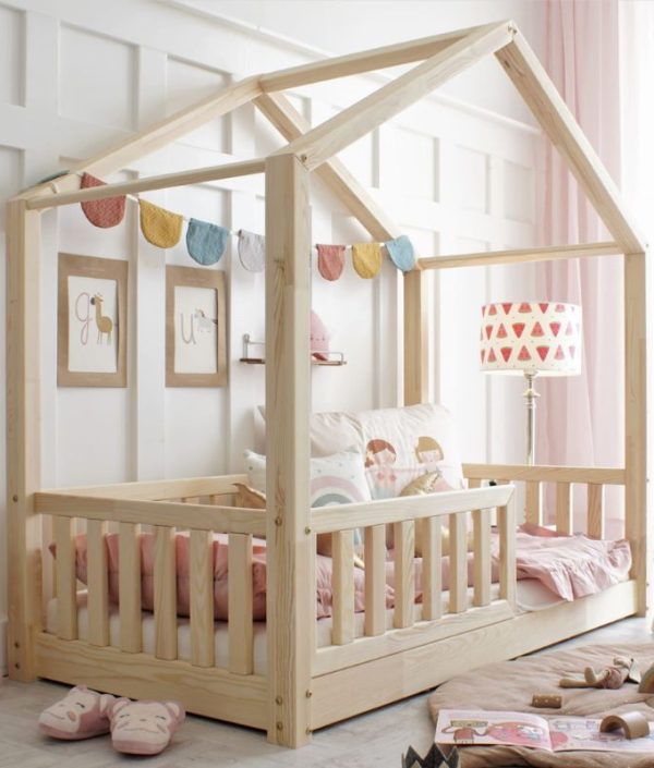 Natur hussäng Karla 90x190 cm, låg