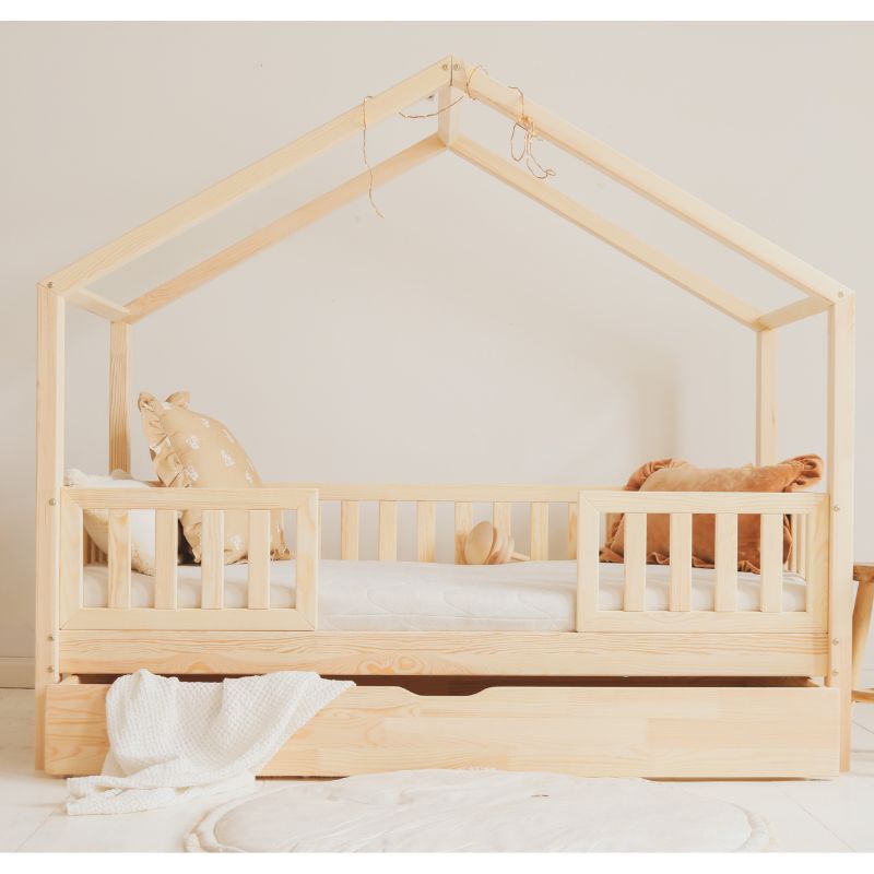 Hussäng Karla Duo natur 90x190 cm med extra säng - Bild 2