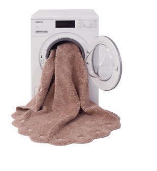 Lorena Canals rund rosa matta till barnrummet, Picone Nude - Bild 7