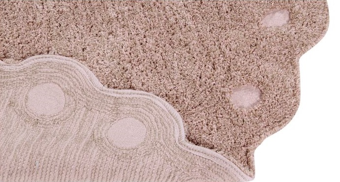 Lorena Canals rund rosa matta till barnrummet, Picone Nude - Bild 5