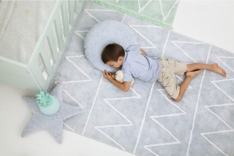 Lorena Canals matta till barnrummet 120 x 160, hippy blue - Bild 2