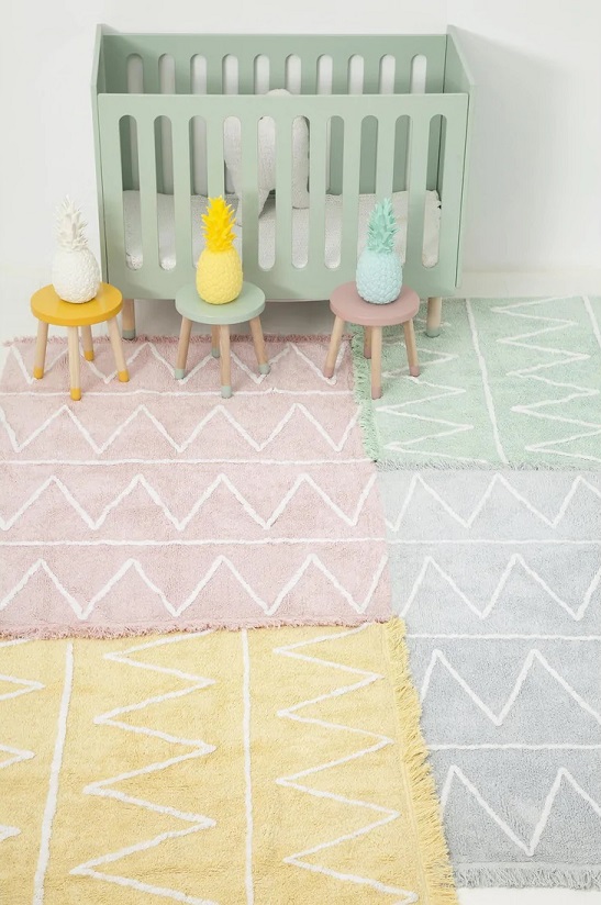 Lorena Canals matta till barnrummet 120 x 160, hippy blue - Bild 8